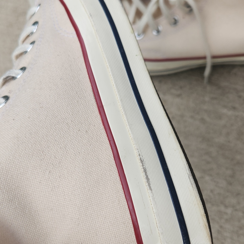 Converse, X Joshua Vides Chuck 70 Hi, Vintage Canvas Hightop, Sz 6 - Picture 11 of 13